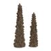 The Holiday Aisle® Resin 2 Piece Pine Cone Tree Set Resin | 19 H x 5.25 W x 5.25 D in | Wayfair 40F0FC1E23CD4C9C84739A402A95F581