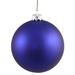 The Holiday Aisle® Matte Orange UV Resistant Shatterproof Christmas Ball Ornament Plastic in Green | 2.75 H x 2.75 W x 2.75 D in | Wayfair