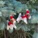 The Holiday Aisle® Hanging Figurine Ornament Set of 2 Fabric | 4 H x 0.5 W x 3 D in | Wayfair 0E6A98D32886492399DE6001133FAB89
