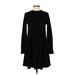 Old Navy Casual Dress - A-Line: Black Solid Dresses - Women's Size Small