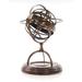 Canora Grey 7" X 7" X 11" Brass Armillary w/ Compass On Wood Base Wood in Brown | 11 H x 7 W x 7 D in | Wayfair 7A275774CF2948EF8FD6E75857B939CE