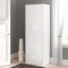 Wade Logan® Ameed Armoire Wood in White | 70.88 H x 24.5 W x 17.5 D in | Wayfair 9A3ECBE5880646A0A5E0CF4994955366