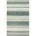 Gray 34 x 20 x 0.41 in Area Rug - Gracie Oaks Marsheila Striped Machine Tufted Rectangle 1'8" x 2'10" Synthetic Area Rug in Blue/Orange/Green Plastic | Wayfair