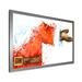 The Holiday Aisle® Christmas Holiday Fancy Santa Claus V - Picture Frame Print on Canvas in Brown/Orange/White | 12 H x 20 W x 1 D in | Wayfair