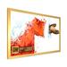 The Holiday Aisle® Christmas Holiday Fancy Santa Claus V - Picture Frame Print on Canvas in Brown/Orange/White | 12 H x 20 W x 1 D in | Wayfair