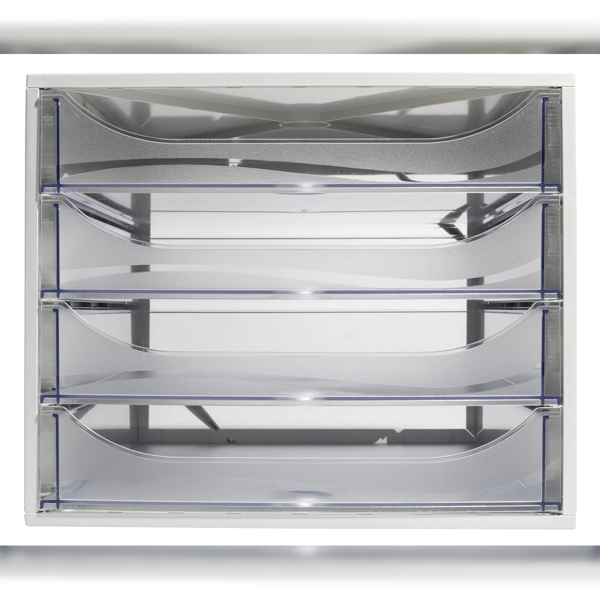 Exacompta 228323D 1x ECOBOX Schubladenbox mit 4 Laden - Kristall Image