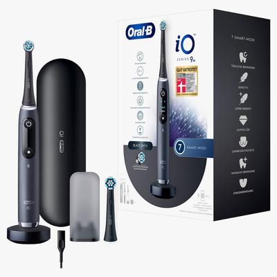 Oral-B - iO 9 in Schwarz + Lade-Reiseetui Elektrische Zahnbürsten 1 ct (251.29 € / 1 ct) Image