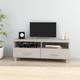 Meuble tv hamar Blanc 106x40x40 cm Bois massif de pin - Vidaxl