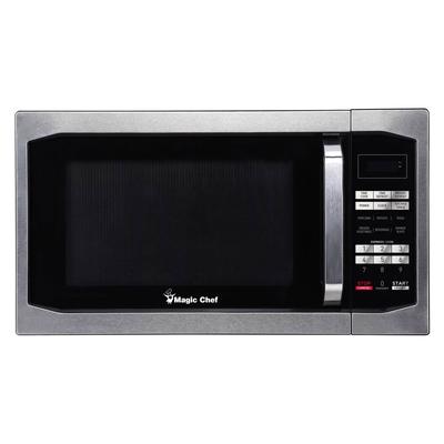 Magic Chef MCM1611ST 1100 Watt 1.6 Cubic Feet Digital Microwave, Stainless Steel - 35.9