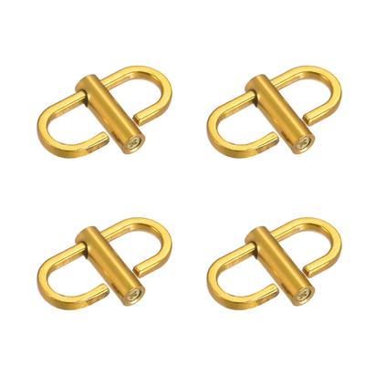 Adjustable Metal Buckles, 4Pcs 23x14mm Chain Shortener Bag Strap Clasps, Bronze