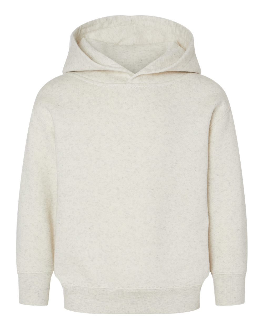 Rabbit Skins 3326 Toddler Pullover Fleece Hoodie in Natural Heather size 4 | Ringspun Cotton LA3326