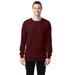 ComfortWash by Hanes GDH200 Men's Garment-Dyed Long-Sleeve T-Shirt in Maroon size Small | Cotton