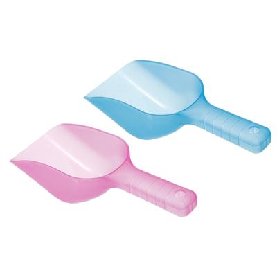 1 Set Ice Scoop Plastic 5.9x3.3x2.4" Flour Sugar Shovel Blue, Pink - Blue, Pink