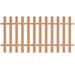 vidaXL Picket Fence Garden Fence Panel Outdoor Edging Border Fence Panel WPC