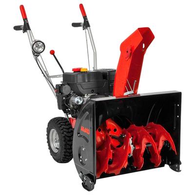 Benzin-Schneefräse AL-KO "SnowLine 620E II", rot (baumarkt), B:62cm, Schneefräsen