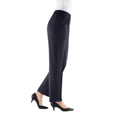 Jerseyhose CLASSIC BASICS, Damen, Gr. 21, Kurzgrößen, blau (marine), 100% Polyester, unifarben, lang, Hosen Image