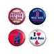 Boston Red Sox 4pk Button Badge Set
