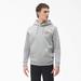 Dickies Men's Fleece Embroidered Chest Logo Hoodie - Heather Gray Size S (TWR20)