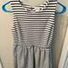 J. Crew Dresses | Jcrew Black And White Striped Dress. Size Small Petite | Color: Black/White | Size: S