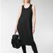 Adidas Dresses | Adidas Y3 Oversized Black Drawstring Long Tank Dress - Sz Xs | Color: Black | Size: Xs