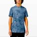 Lululemon Athletica Shirts | Lululemon Always Agile Short Sleeve Diamond Dye Quick-Dry Anti-Stink Tee T-Shirt | Color: Blue | Size: L