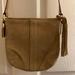Coach Bags | Coach Leather Suede Tan Crossbody Bag | Color: Tan | Size: 8 1/2 By 8 1/2 Inches