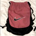 Nike Bags | Nike Drawstring Backpack | Color: Black/Pink | Size: Os