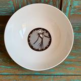 Disney Holiday | Jack Skellington The Nightmare Before Christmas Grin Ceramic Serving Bowl Dish | Color: Black/White | Size: Os