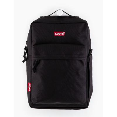 Cityrucksack LEVI'S "Levi's L-Pack Standard Issue", Gr. B/H/T: 26,5cm x 40,5cm x 13cm, schwarz, Polyester, casual, Rucksäcke, Freizeitrucksack, Arbeitsrucksack Schulrucksack