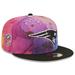 Men's New Era Pink/Black England Patriots 2022 NFL Crucial Catch 59FIFTY Fitted Hat