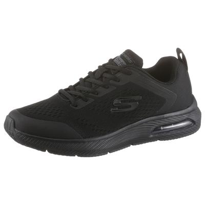 Sneaker SKECHERS "Dyna Air", Herren, Gr. 43, schwarz, Textil, Synthetik, sportlich, Schuhe, mit Air-Cooled Memory Foam, 