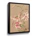 Red Barrel Studio® Antique Botanical Collection 3 Gallery Metal in Brown/Green/Pink | 32 H x 24 W x 2 D in | Wayfair