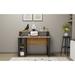 Ebern Designs Tramal Writing Desk Wood in Black | 37.4 H x 47.2 W x 23.4 D in | Wayfair 7A20B9570DAA45F0877486D30DB48BC9