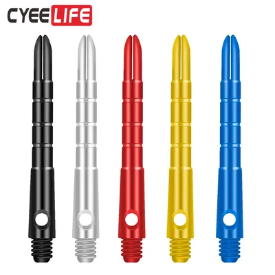 CyeeLife-Fléchettes courtes accessoires de fléchettes 2BA 5 couleurs 40mm + 5mm 9 paquets