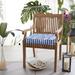 Humble + Haute Blue and White Stripe Indoor/Outdoor Corded Chair Pads (Set of 2)