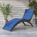 Sion Contemporary Wicker Curved Outdoor Lounger by M&L Co.