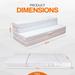 Cheer Collection Memory Foam Folding Mattress