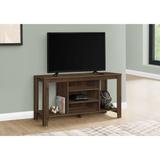 Monarch Specialties Tv Stand - 48"L, Contemporary Industrial Grey - 47.75"Lx17.25"Wx24.25"H