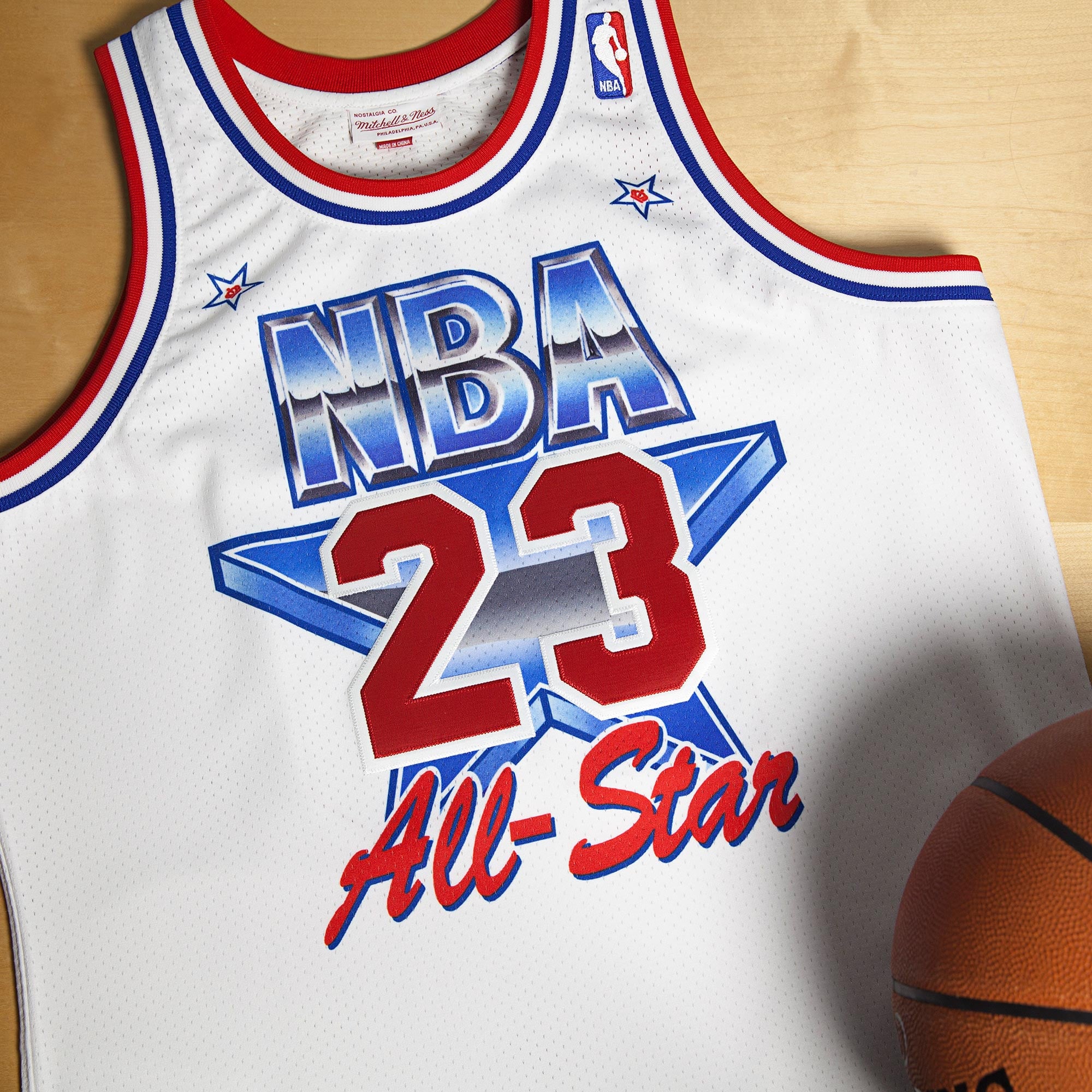 Maillot Authentic NBA All-Star East 1991 Mitchell & Ness – Blanc – Michael Jordan - Homme Taille: S
