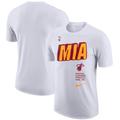 "T-shirt Miami Heat Nike Block Graphic - Blanc - Homme - Homme Taille: M"