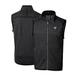 Men's Cutter & Buck Heather Charcoal Fanatics Corporate Mainsail Sweater Knit Fleece Full-Zip Vest