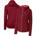 Women's Cutter & Buck Heathered Red Cleveland Browns Mainsail Full-Zip Jacket