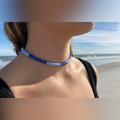 Brandy Melville Jewelry | 3 For $15handmade Choker Necklace | Color: Blue | Size: Os