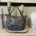Coach Bags | Coach Kristin Embossed Python Large Satchel Silver Slate Style 19342 | Color: Gray | Size: 16x12x4