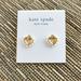 Kate Spade Jewelry | Kate Spade Shining Spade Pearl Stud Earrings Gold | Color: Gold | Size: Os