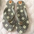 Coach Shoes | Coach Brand New Slippers Gray Multi Size 7 | Color: Gray/Silver | Size: 7