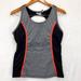 Athleta Tops | Athleta Women’s Activewear Slim Fit Tank Top Padded Built In Bra Gray & Black L | Color: Black/Gray | Size: L