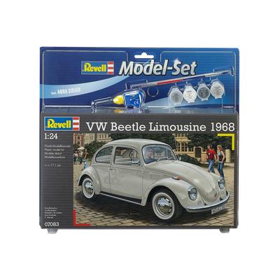 Modellbausatz REVELL "VW Beetle Limousine 68" Modellbausätze weiß Kinder Made in Europe