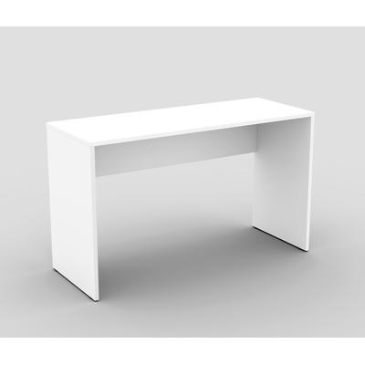 Schreibtisch INOSIGN "AGAPI", weiß (weiß, weiß, weiß), B:130cm H:75cm T:50cm, Tische, Breite 130, Computertisch im modernen Design & viel Arbeitsfläche Image