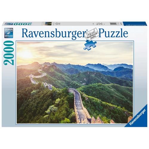 Puzzle RAVENSBURGER ""Chinesische Mauer im Sonnenlicht"" Puzzles bunt Kinder Made in Germany, FSC - schützt Wald weltweit